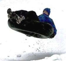New 28" Rubber Snow Tube Winter Sledding Tubing 11L-15 with Safety Valve 2915