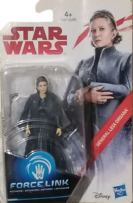 Hasbro Star Wars Episode 8 Link Force Figur General Leiy Organa Ca 9 cm NEU