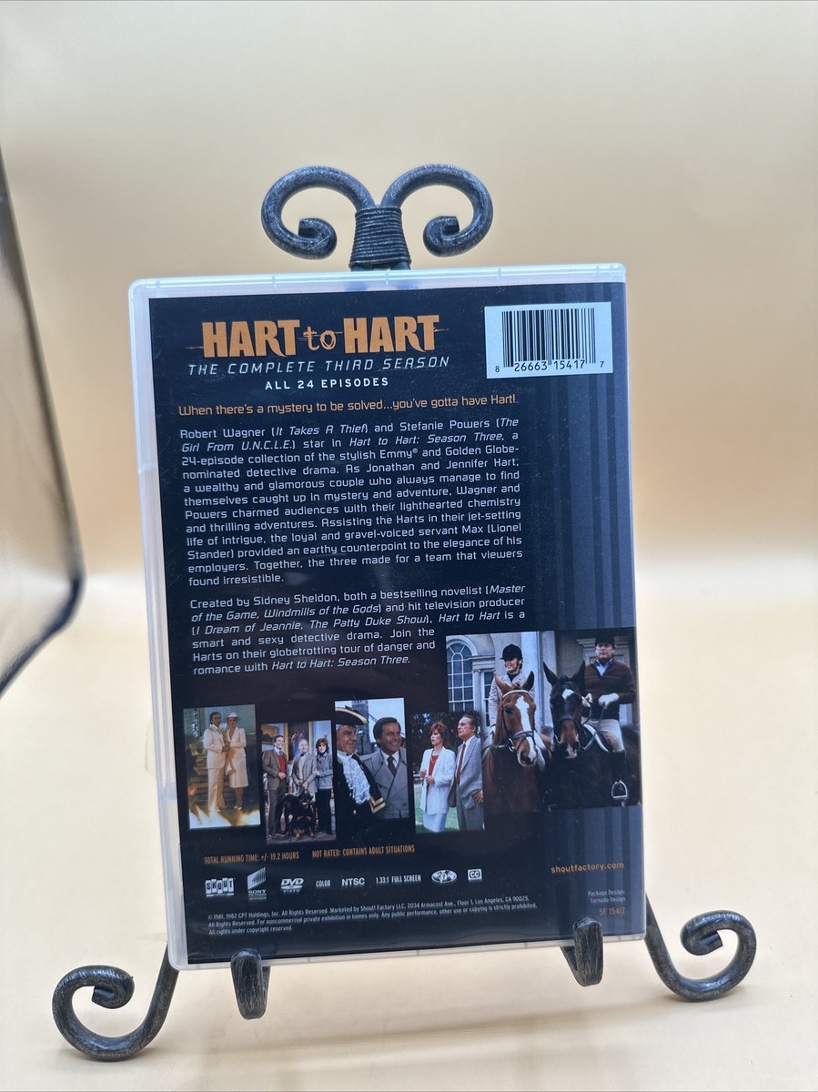 Hart to Hart: The Complete Third Season (DVD, 1981) 826663154177