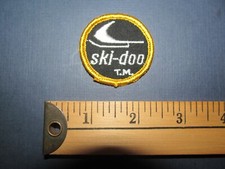 70S RARE MINI SKI-DOO BOMBARDIER SNOWMOBILE PATCH CREST  RACING