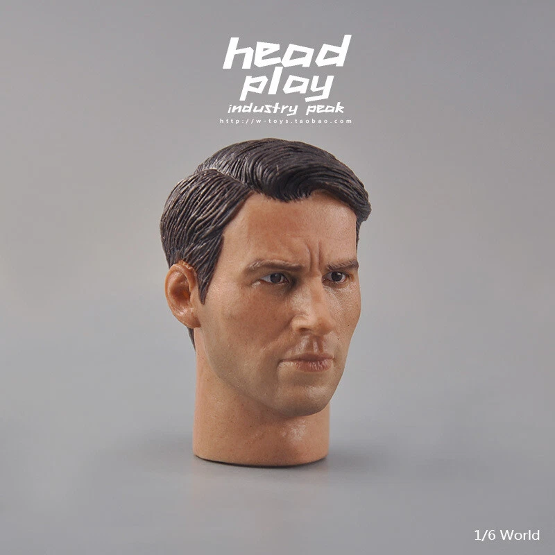 Figura modelo masculino Headplay 1:6 Chris Evans cabeza esculpida ajuste 12" Foto 4 de 4