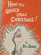 RARE Paperback Dr. Seuss How The Grinch Stole Christmas GOOD Holiday Child Book