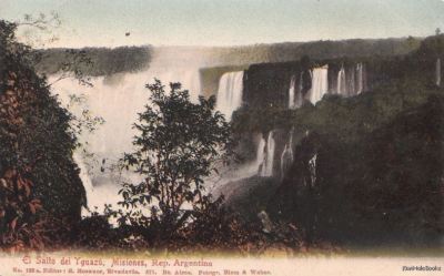 Postcard El Salto del Ygyazy Misiones Rep Argentina