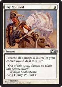Pay No Heed x4 - Magic 2014 - NM-Mint, English - Magic 2014