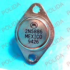 1PCS  Transistor MOTOROLA/ON TO-3 2N5886 2N5886G