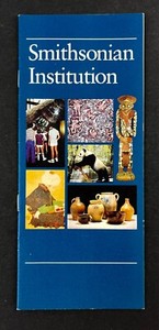1990 Smithsonian Institution National Mall Washington DC Vintage Travel Brochure