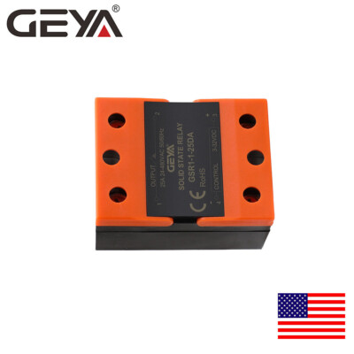 GEYA Solid State Relay Module SSR-10A 25A 40A DA 3-32VDC to 24-480VAC With Cover