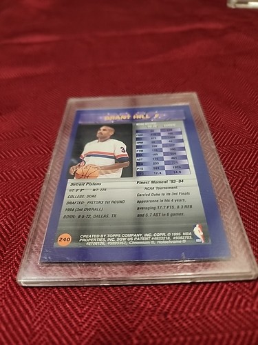 1990s NBA BASKETBALL. GRANT HILL. 16 CARD MIXED LOT. Rare HTF Incl. Refractor - Picture 11 of 12