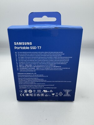 Samsung T7 Portable External SSD 1TB - Grey 8806090351679 | eBay UK