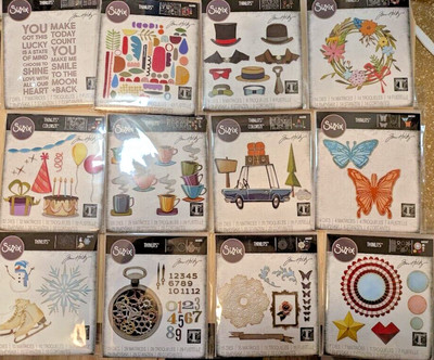 SIZZIX THINLITS DIES -  SIZZIX Tim Holtz Dies - SIZZIX VAULT - YOU PICK - NEW