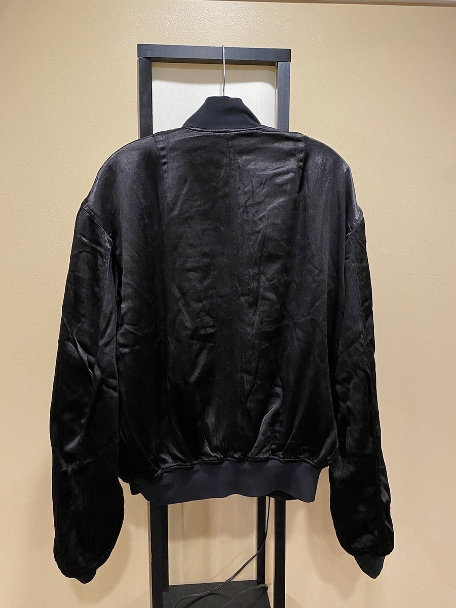 Haider Ackermann Gathered Bomber Perth Black 2020 size