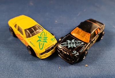 2 x 1989 Hot Wheels Yellow & Black ''Morey'' #97's , Made in China Bundle