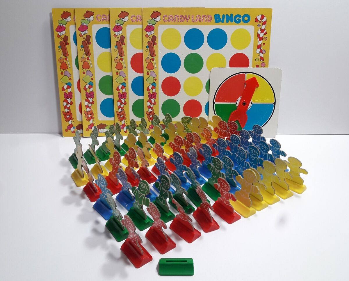 Vintage Candy Land Bingo 1978 Milton Bradley Board Game Color