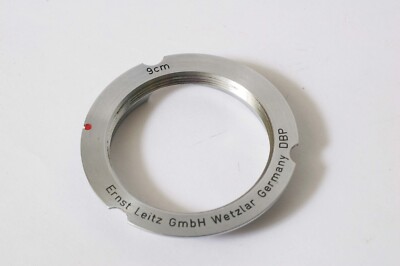 C13052~ Genuine Leica Leitz IRZOO Adapter Ring - 9cm 90mm LTM M39 To M