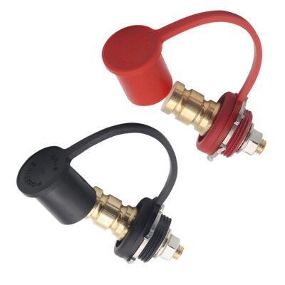 1 Pair 12V Battery Charger Post Junction Studs Connector Terminal For Car Boats