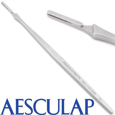 Aesculap BB077R Knife Scalpel Handle #7 Matte Finish 6.25'' 160mm