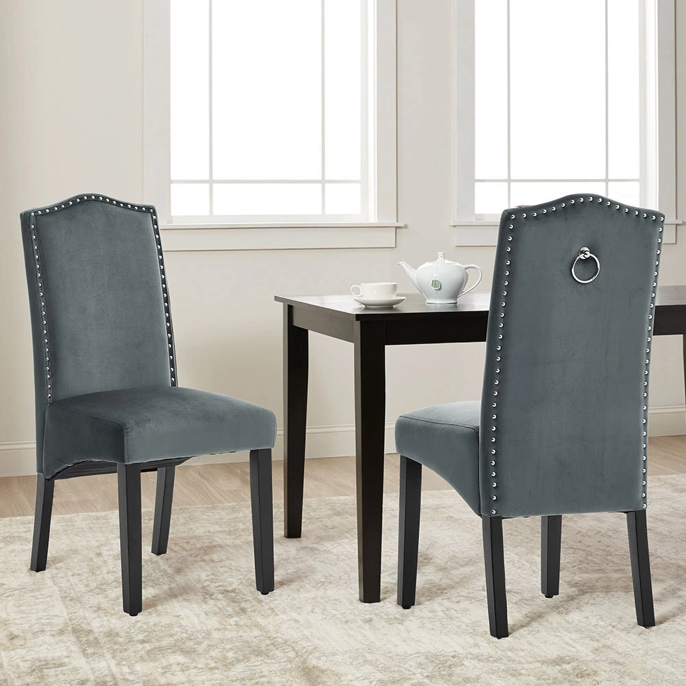 Studded dining room chairs deals