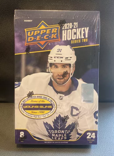 2020/21 UPPER DECK SERIES 2 HOCKEY Factory Sealed HOBBY BOX 24 Packs NHL