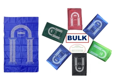 ISLAMIC GIFTS 123 50 Pcs Mini Pocket Portable Travel Prayer Praying Rug Mat Namaz Carpet Islamic