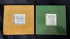 Pair of Decorative Or Hot Plate Trivets 6X6