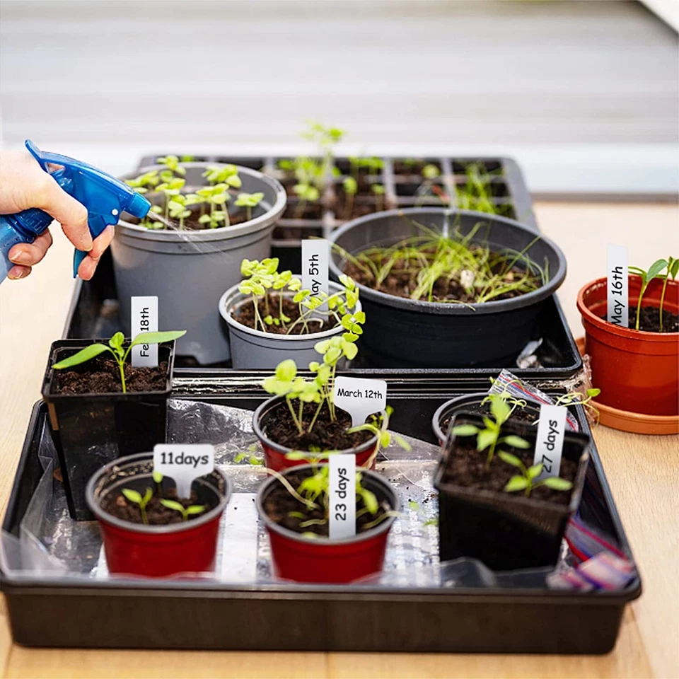 200 Pcs Plastic Plant Labels 4 Inch Waterproof Plant Tags and Labels for Seed - Image 3 of 4