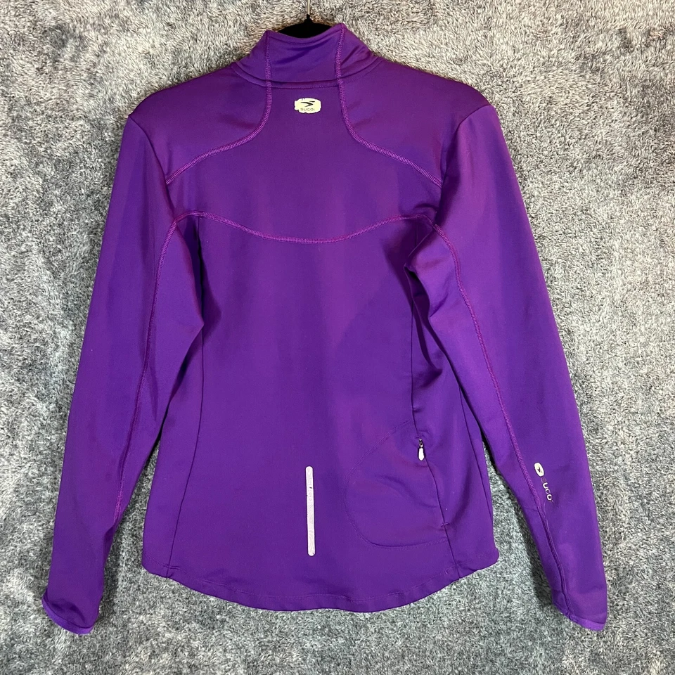 Sugoi Midzero Zip Womens Medium Purple 1/4 Zip Cycling Outdoors Performance - Image 2 of 4