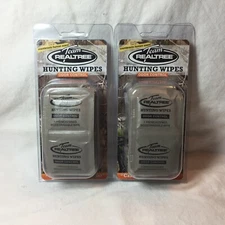 2-14 Packs / Team RealTree- Individual Pre Moistened Hunting Wipes Odor Control
