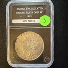 Morgan Silver Dollar 1889 $1 90% Silver Philadelphia No Mint Mark