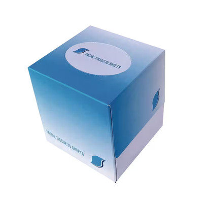 Facial Tissue Cube Box, 2-Ply, White, 85-Sheets/Box, 36 Boxes/Carton