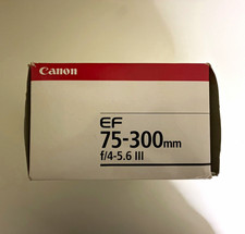 Canon EF 75-300mm f/4-5.6 III Telephoto Zoom Lens AF EF Mount 58mm