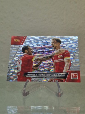Topps Bundesliga 2021/22 1 FC Union Berlin Team European Qualification Sparkle
