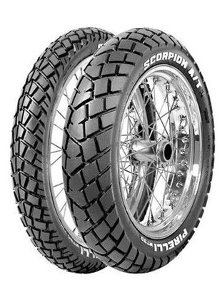 Pirelli  3966400 MT 90 A/T Dual Sport Rear Tire - 110/80-18