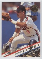 1993 Leaf Gold Leaf Stars Carlos Baerga Ryne Sandberg #4 HOF 0ms6
