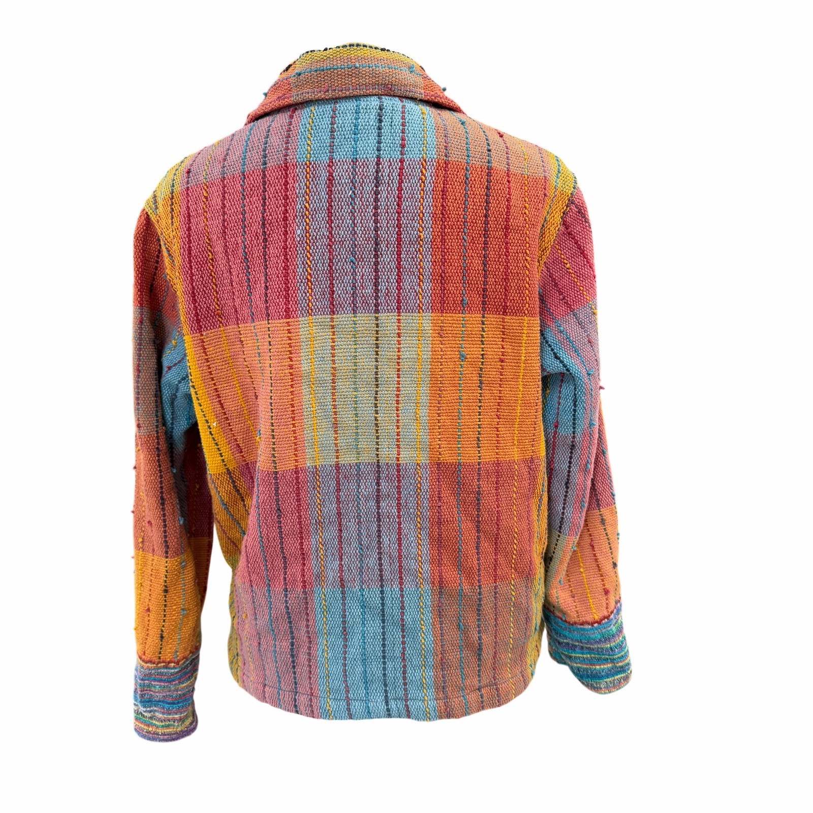 Travel Smith Artsty Patchwork Jacket Boho Artisan… - image 7