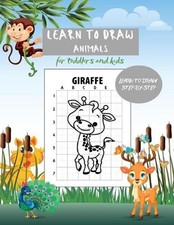 Learn to draw animals for toddlers and kids: This learning to draw a cute jungle