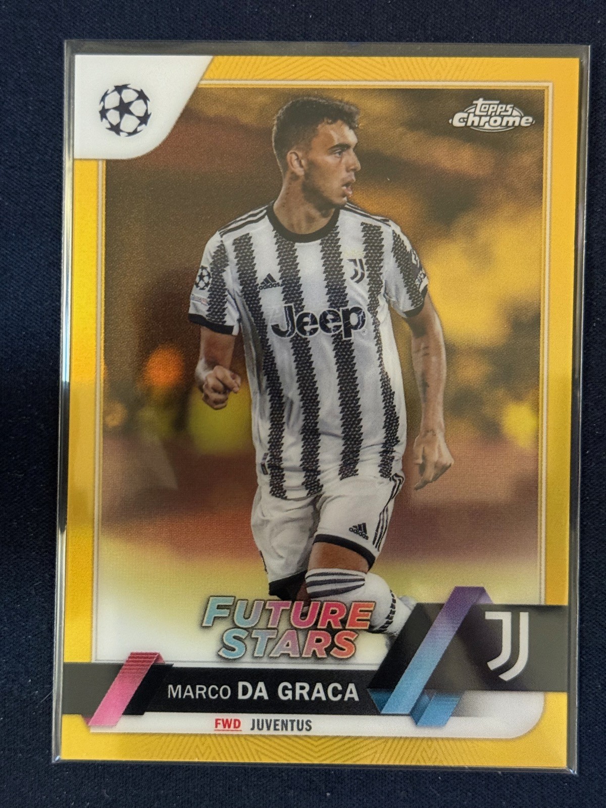 2022-23 Topps Chrome UEFA Marco Da Graca Gold Refractors /50 Juventus