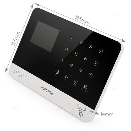 HOMSECUR Wireless WIFI 4G 2G RFID LCD Burglar Alarm System - Picture 5 of 13