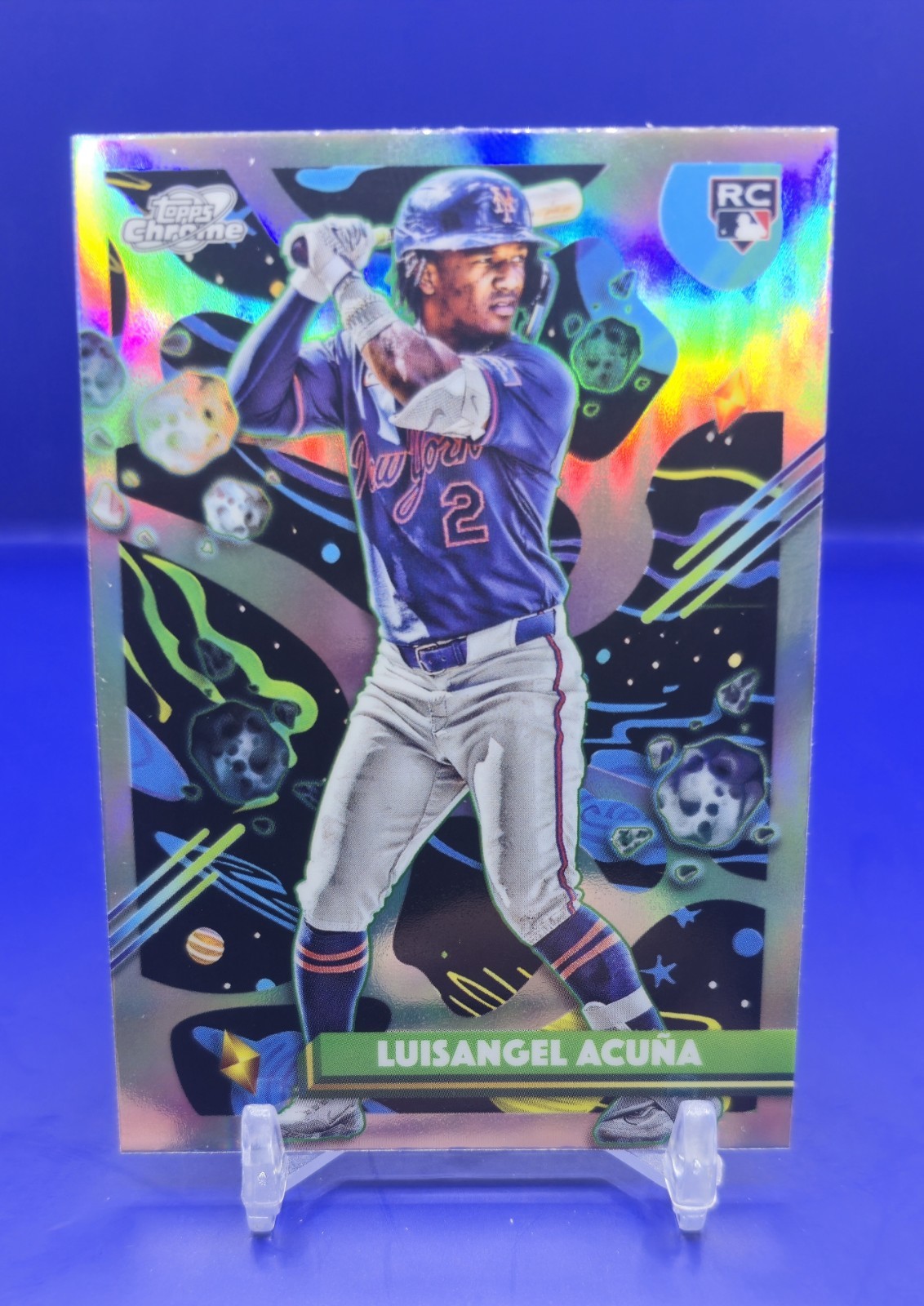 2025 Topps Cosmic Chrome LUISANGEL ACUNA Refractor RC #24 New York Mets