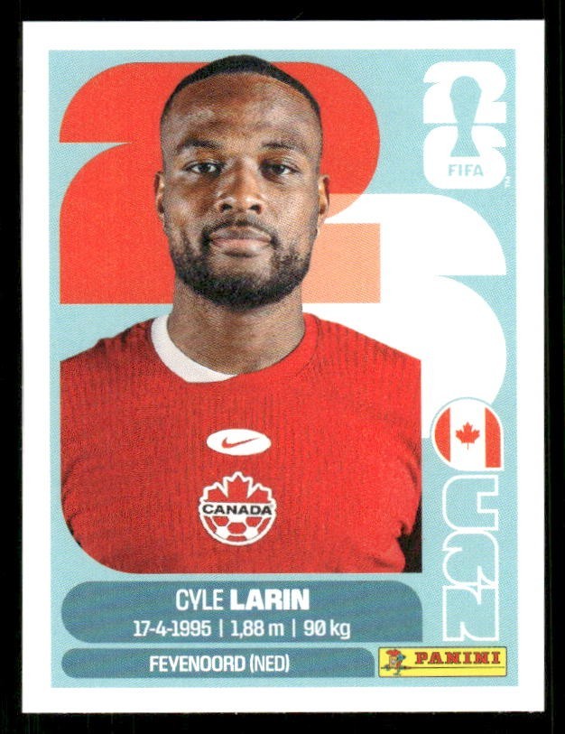 2026 USA Fifa World Cup Panini Sticker CYLE LARIN Canada CAN19