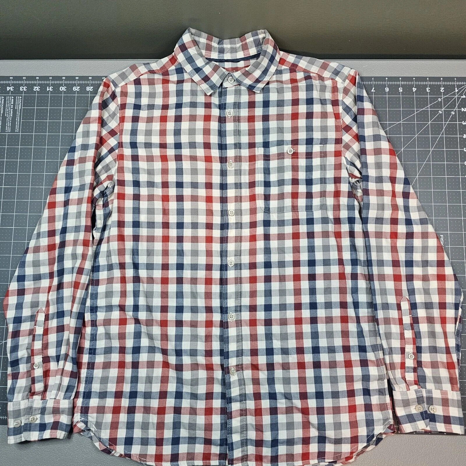 The North Face Shirt Mens Medium Hayden Plaid Check Essential Preppy Outdoors