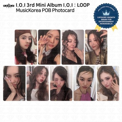 I.O.I 3rd Mini Album I.O.I : LOOP MusicKorea POB Photocard