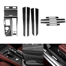 16Pcs Real Carbon Fiber Gear Shift Panel & Door Set For Lexus GS GS350 2012-2020