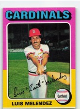 1975 Topps #353 Luis Melendez - St. Louis Cardinals NM-MT OR BETTER