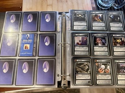 Star Trek CCG 1E Straight and Steady Complete Card Set Super Rare Limited