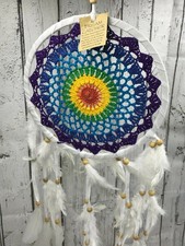 Handmade Wall Hanging Knitted Dream Catcher Bedroom Home Decoration