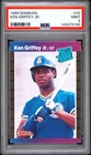 1989 Donruss Ken Griffey Jr PSA 9 MINT Rated Rookie RC #33