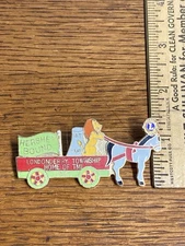 1982 Londonderry Township Hershey Bound Lions Club Horse Wagon Pin