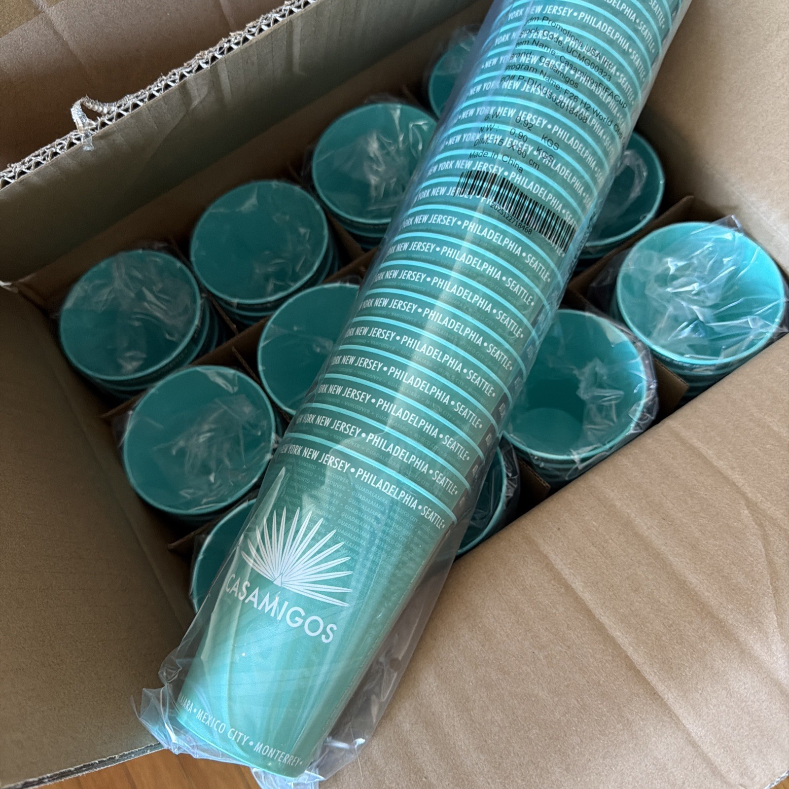 FIFA WORLD CUP 2026 CASAMIGOS SOUVENIR CUPS (Set of 10 cups)