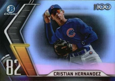 2022 Bowman #BTP-82 Cristian Hernandez Bowman Scouts' Top 100