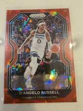 2020 Panini Prizm D'Angelo Russell Red Ice Prizm All Star 95 MINT